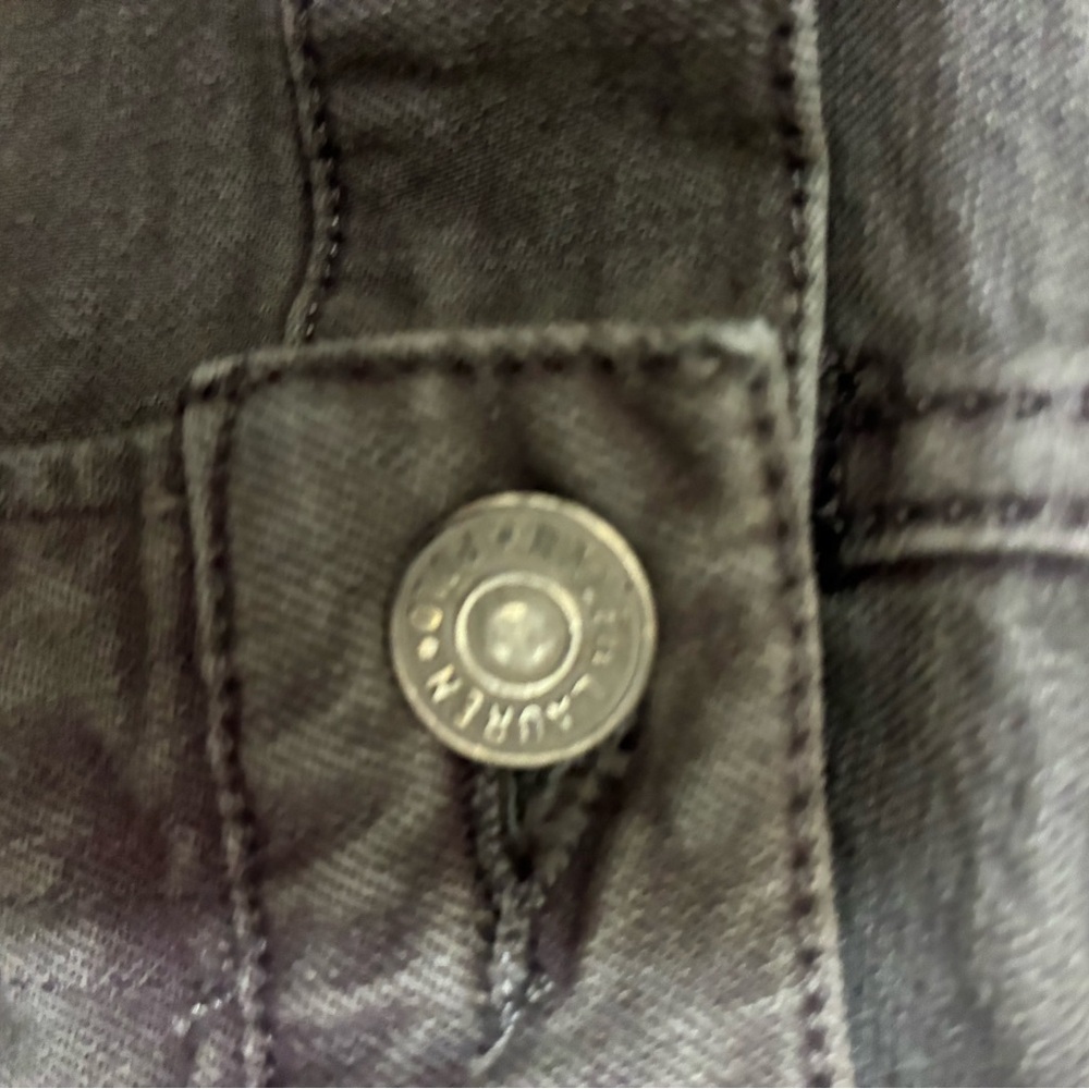 Polo Ralph Lauren Black Denim Jeans with Twill Weave Pre Owned Great Condition - Picture 4 of 13